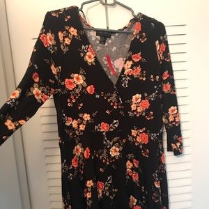 Flower print dress